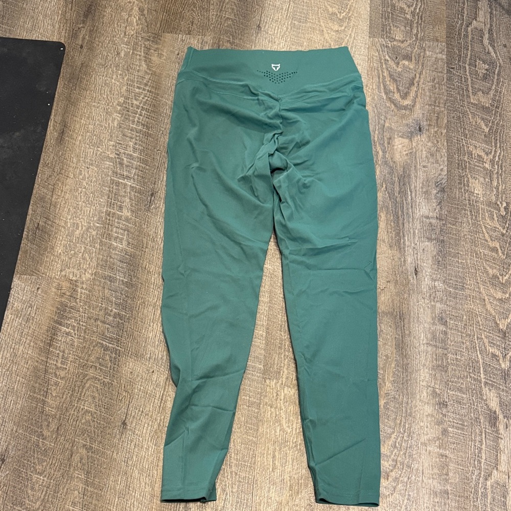 Green Women's Leggings Scrunch Bum